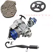 47cc 49cc 2-Stroke Engine Motor for Mini Pit Pocket Push Bike E-bike Scooter ATV