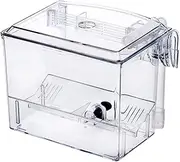 yuksok Fish Breeding Box Separation Box Fish Breeder Box Clear Easy to Install Hanging Hatching Box Small Fish Hatchery for Aquarium