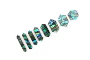 8pcs Electric Guitar Fretboard hexagon Guitar Fretboard Inlay Celluloid