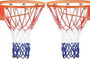 Basketball Net 2 PCS Heavy Duty All Weather Basketball Nets Backboard Accessorie