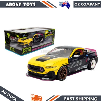 Jada 1:24 Scale Big Time Muscle Ben Hobson 2024 Ford Mustang RTR Diecast Car