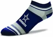 FBF NFL Adult Marquis Addition No-Show Socks, Footwear for Men and Women, Game Day Apparel