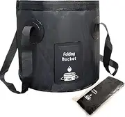 Bait Bucket Folding Fishing - Sturdy Collapsible Sink Fishing Bucket with Handle - Portable Wash Basin for Fishing Car Washing