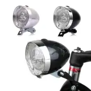 Bright 3 LED Classical Cool Cycling Bicycle Headlight Retro Front Vintage Bik...