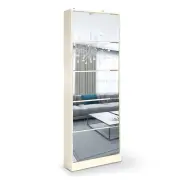 Sarantino 24 Pairs Shoe Cabinet Rack Storage Cupboard Organiser Shelf 5 Level Drawers