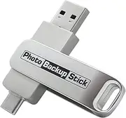 Photo Backup Stick for Android (128GB) - Back Up Photos and Videos from Android Phones & Tablets