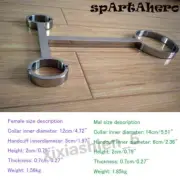 T Stainless Steel Neck-Wrist Handcuffs Body Pillory Restraints Shackle