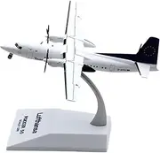 Pre-Built Model Aircraft 1:200 12CM Luxury Model Collectible Airplanes for Lufthansa Fokker 50 D-AFKU Static Replica Aircraft Miniature Airplane Model