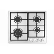 Haier 60cm Gas On Steel Cooktop - Stainless Steel