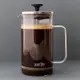 《La Cafetiere》玻璃法式濾壓壺(簡約銀1L) | 泡茶器 冷泡壺 沖茶器 法壓壺 咖啡壺 奶泡杯