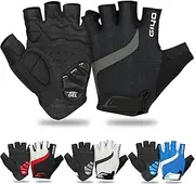 [GERZHIUBN] Cycling Gloves Padded Bike Bicycle Half Finger Anti-Slip Shock-Absorbing MTB Road Biking Gloves for Men Women