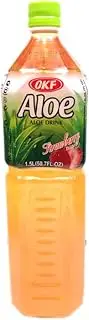 OKF Aloe Vera Strawberry Flavored Drink 1.5 Liter