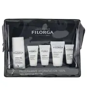 FILORGA - 100% Hydration Routine Set: Oxygen Peel 50ml+Meso Mask 7ml + Hydra-Hyal 7ml + Hydra-Filler 15ml+ Oxygen Glow Eyes 4ml + Bag