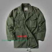 American M65 Military Men Jacket Vietnam Field Coat Windbreaker Replica US Army