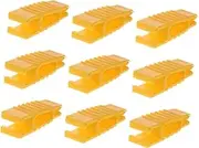 50pcs Fuse Plug Tweezers Fuse Remover Fuse Extraction Tools Fuse Clamp Automobile Fuse Puller Fuse Puller Tools Fuse Removal Puller Boat Fuse Removal Tools Plastic Yellow