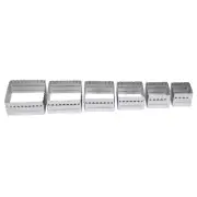 Ateco Double Sided Square Cutter Set 6 Pieces