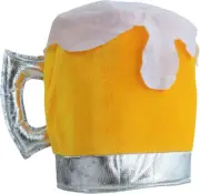 Beer Mug Hats. Handmade Beer Mug Party Hat. One Size Fits Most.