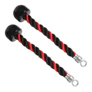 2 Pcs Cable Attachments for Gym Wire Rope Exercise Pull down Fitness