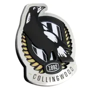 Collingwood Magpies AFL 3D Chrome Emblem Badge - For Cars, Bikes, Laptops, Most Things