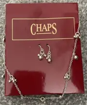 New Chaps Necklace And Earring Set