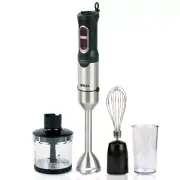 INALSA Hand Blender Robot Inox 1000 Watt with Chopper, Whisker, 600 ml