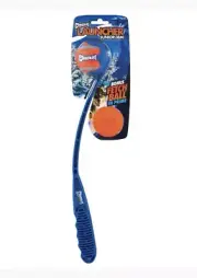 Chuck It Ball Launcher with Bonus Fetch Ball. 2 Balls included Dog Toy 18M