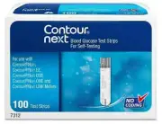 Contour Next Glucose Blood Test Strips - 100 Count