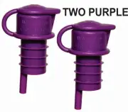Haley's Corker 5-in-1 Wine Aerator, Stopper, Pourer, Filter,Re-Corker PURPLE (2)