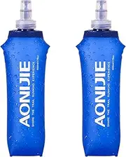 TRIWONDER TPU Soft Folding Water Bottles BPA-Free Collapsible Flask for Hydration Pack - Ideal for Running Hiking Cycling Climbing