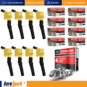 Heavy Duty Ignition Coil + Motorcraft Platinum Spark Plug For Ford Models FD503 (for: Ford)
