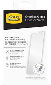 OtterBox Glass Screen Protector for iPhone 16 Pro Max, Tempered Glass, Scratch Protection, Drop Defense for Shatter Protection