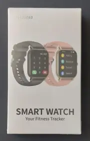 IP68 Waterproof Nerunsa P66D Smart Watch 1.85-Inch TFT LCD Touch Screen Purple