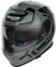 Nolan N80-8 Ally N-Com Helmet, black-grey, Size S for Men Black Grey
