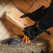 12" Flame Resistant Fireplace Fire Hearth Gloves