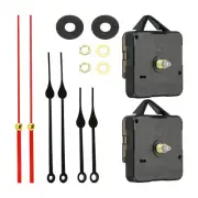 Clock Mechanism Replacement, 2Set Quartz Clock Mechanism DIY Wall Clock 15032