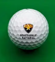 Scottsdale National Golf Club logo golf ball (Scottsdale, Arizona) - NEW