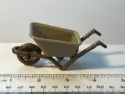 Mini Plastic Cart Wheelbarrow Model Micro Garden Scene Props Kids Toys.