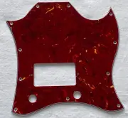 For Gibson SG Standard Single Humbucker Guitar Pickguard 4 Ply Red Tortoise