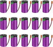 HOUYIBO 15PCS TL-5930 3.6V Cell 19000mAh High-Capacity Long-Lasting Backup Power Non-Rechargeable Lithium Battery for Alarm System