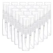 20 Pcs 3ml Glass Mini Perfume Sample Bottle Empty Mini Spray Bottle, Clear