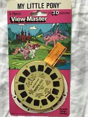 View-Master My Little Pony G1 MLP 3D Pictures 3 Reels 21 Views Vintage 1985 1048
