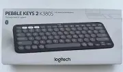 Logitech Pebble Keys 2 K380s Multi-Device Bluetooth Brand New Sealed