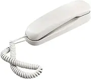 Wired Wall Phone, Hotel Small Phone, Suitable for Home/Bathroom/School/Office Fixed Wall Phone, White Easy Install Easy to Use