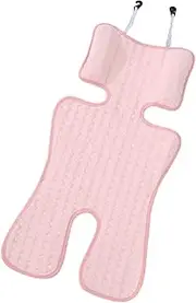 SUIOPPYUW Cooling Child Seat Cushion Comfortable Baby Seat Cover for Summer Cooling Seat Upholstery Child Seat Polyester ﻿, Pink