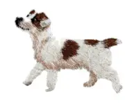 Custom Dog Portraits [Jack Russell Terrier ] Embroidered Iron on/Sew Patch