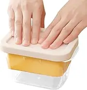 Butter Box Slicer - Butter Dispenser, Butter Holder | Compact Butter Slicing Container Fridge Storage, Reusable Butter Dish Wire Cutting Guide, Cheese Packaging Household Storage Box for Uniform Slice