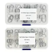 40Pcs Dental Braces Brackets Preformed Space Maintainers Band Loop 1st/2nd 32-41