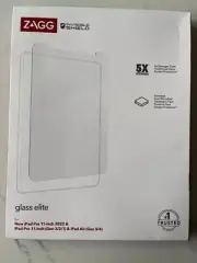 ZAGG ZGGE-iPad Pro 11" & iPad Air (Gen 5/4) 11" Glass Elite CLER
