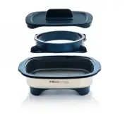 Tupperware Micro Pro Series Grill Microwave Grill or Bake Grill With Ring New
