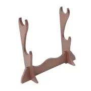 Flute Stand Lightweight 2 Layer Compact Flute Sword Display Stand Desktop Flute